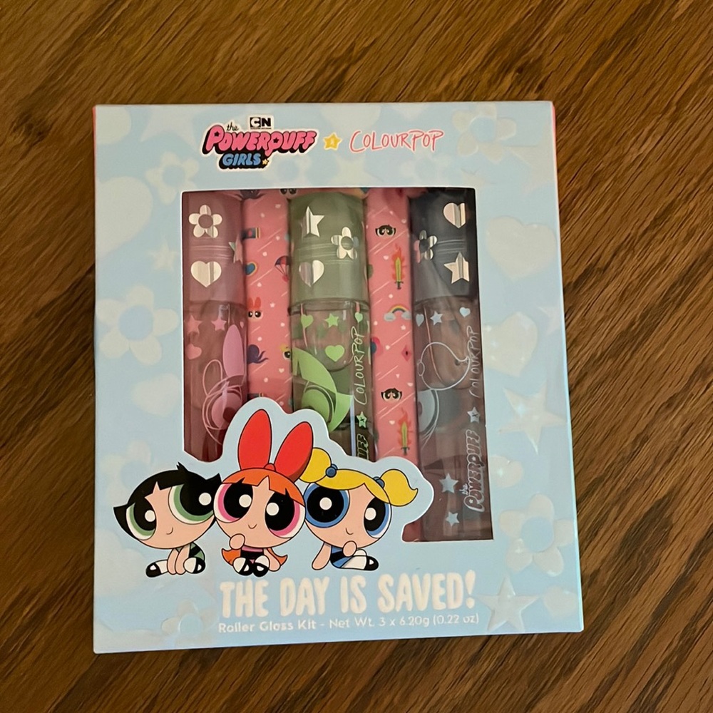 Colourpop X Powerpuff Girls The Day Is Saved! Roller Gloss Kit BNIB